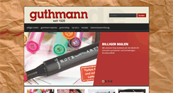 Desktop Screenshot of guthmannshop.de